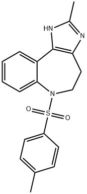 2-Methyl-6-[(4-methylphenyl)sulfonyl]-1,4,5,6-tetrahydroimidazo[4,5-d][1]benzazepine Structure