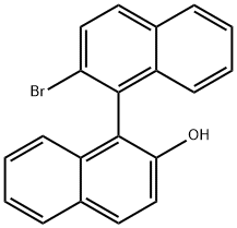 2′-ブロモ-1,1′-ビナフタレン-2-オール 化学構造式