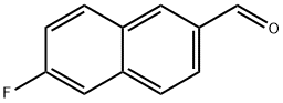 6-Fluoro-naphthalene-2-carboxaldehyde Struktur