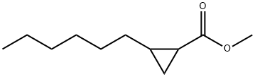 2-己基环丙烷甲酸甲酯, 72229-09-5, 结构式