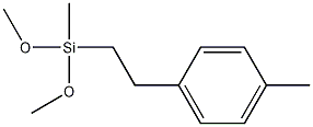(对甲基苯乙基)甲基二甲氧基硅烷 结构式