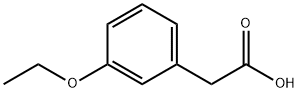 2-(3-ethoxyphenyl)acetic acid 化学構造式