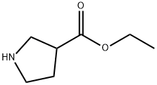 吡咯烷-3-羧酸乙酯, 72925-15-6, 结构式