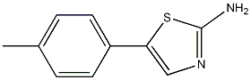 2-AMINO-5-(P-TOLYL)THIAZOLE, 73040-54-7, 结构式