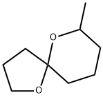 (E)-7-Methyl-1,6-dioxaspiro[4.5]decane Struktur