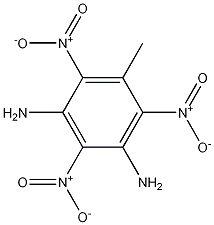 3,5-ジアミノ-2,4,6-トリニトロトルエン 化学構造式