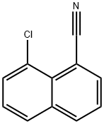 8-Chloronaphthalene-1-carbonitrile Struktur