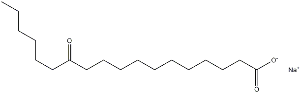 12-Ketostearic Acid Sodium Salt
 Structure