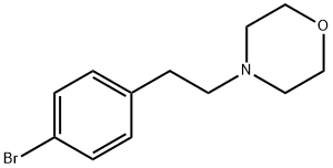 4-(4-ブロモフェネチル)モルホリン 化学構造式
