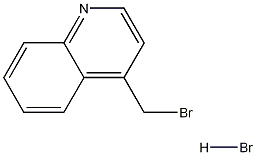 4-溴甲基喹啉, 氢溴酸盐, 73870-28-7, 结构式