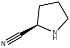 (2R)-2-吡咯烷甲腈, 739363-75-8, 结构式
