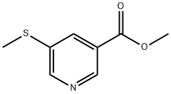 Methyl 5-(Methylthio)nicotinate Structure