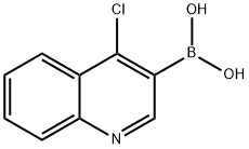 4-氯喹啉-3-硼酸,745784-09-2,结构式