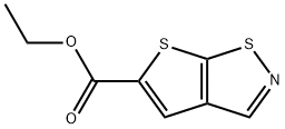 噻吩并[3,2-D]异噻唑-5-甲酸乙酯 结构式