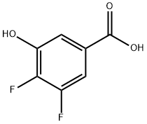 3-Hydroxy-4,5-difluorobenzoic acid Structure