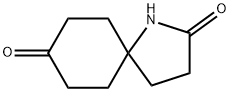 1-アザスピロ[4.5]-デカン-2,8-ジオン 化学構造式