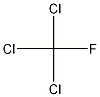 Fluorotrichloromethane Structure