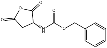 N-[(3R)-四氢-2,5-二氧代-3-呋喃基]氨基甲酸苄酯, 75443-62-8, 结构式