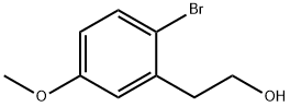 2-(2-溴-5-甲氧基苯基)乙-1-醇, 75534-35-9, 结构式