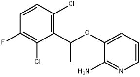 3-(1-(2,6-dichloro-3-fluorophenyl)ethoxy)pyridin-2-amine Structure