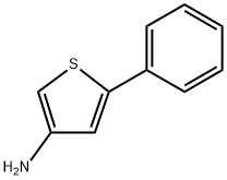 5-苯基-3-噻吩胺 结构式