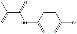 N-(4-Bromophenyl)methacrylamide Structure