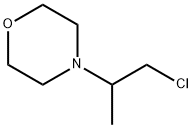 4-(2-クロロ-1-メチルエチル)モルホリン HYDROCHLORIDE 化学構造式
