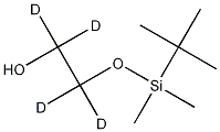 2-tert-Butyldimethylsilyloxyethanol-d4 Structure