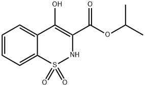 Isopropyl 4-Hydroxy-2H-1,2-benzothiazine-3-carboxylate 1,1-Dioxide (Piroxicam Impurity I) Struktur