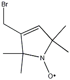 3-Bromomethyl-2,5-dihydro-2,2,5,5-tetramethyl-1H-pyrrol-1-yloxy Structure
