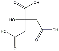 Citric acid,77-92-9,结构式