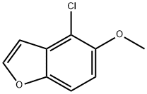 4-chloro-5-methoxybenzofuran Structure