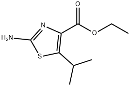 Ethyl 2-amino-5-isopropylthiazole-4-carboxylate Structure