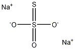 Sodium thiosulfate Struktur