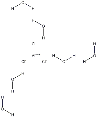 Aluminum chloride hexahydrate Structure