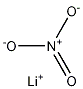 Lithium nitrate 化学構造式