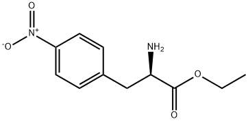 4-nitro-L-phenylalanine ethyl ester Struktur