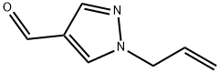 1-アリル-1H-ピラゾール-4-カルブアルデヒド 化学構造式