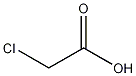 Chloroacetic acid Struktur