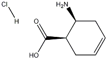 (1R,2S)-(+)-2-Amino-1-cyclohex-4-enecarboxylic acid hydrochloride Structure