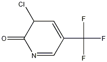 2(3H)-PYRIDINONE, 3-CHLORO-5-(TRIFLUOROMETHYL)- Struktur