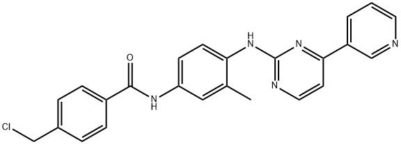 N-[4-[[4-(Chloromethyl)benzoyl]amino]-2-methylphenyl]-4-(3-pyridyl)-2-pyrimidineamine,796738-74-4,结构式