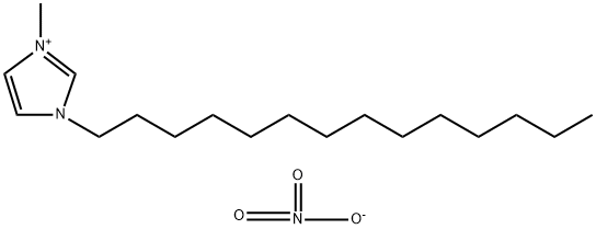1-Methyl-3-tetradecyl-1H-imidazolium nitrate Structure