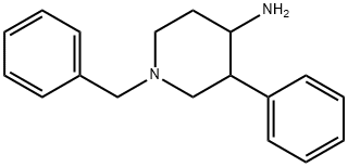 4-Piperidinamine, 3-phenyl-1-(phenylmethyl)- Struktur