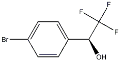 (S)-1-(4-Bromophenyl)-2,2,2-trifluoroethanol Struktur