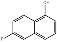 6-Fluoro-1-hydroxynaphthalene Struktur
