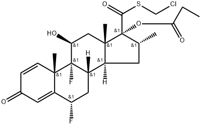 氯硫卡松丙酸酯 结构式