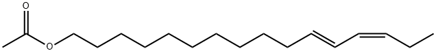 (E,Z)-11,13-Hexadecadienyl acetate, 80625-74-7, 结构式