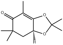 (S)-7,7A-二氢-2,2,4,6,6-五甲基-1,3-苯并二恶茂-5(6H)-酮,80736-99-8,结构式