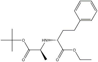 N-[1-(R)-Ethyloxycarbonyl-3-phenylpropyl]-L-alanine tert-Butyl Ester,80828-28-0,结构式